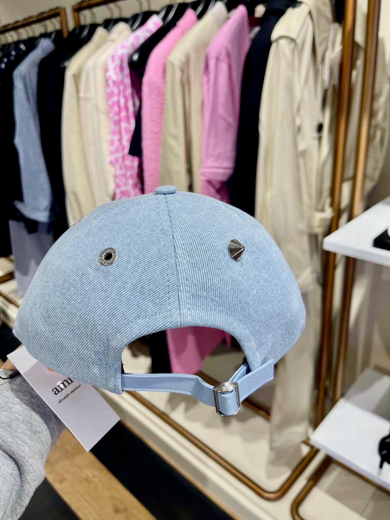 Denim Heart Hat